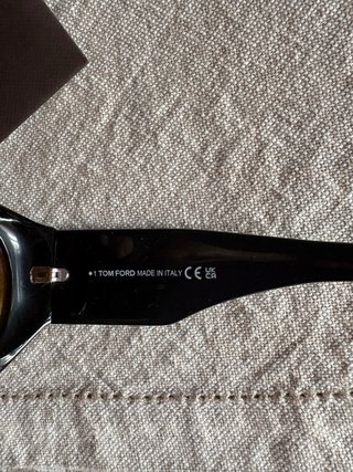 Occhiali da sole Tom Ford neri lenti gialle