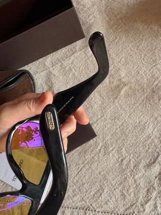 Occhiali da sole Tom Ford neri lenti gialle