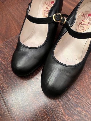Zapatos de baile flamenco A.OSUNA negros