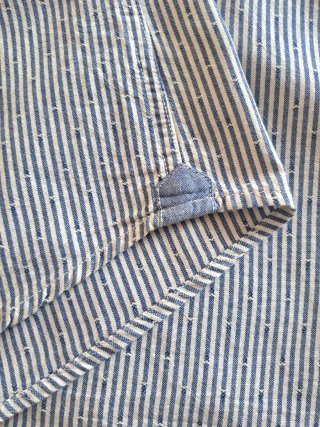 Camisa Angelo Litrico Rayas Azul Blanco Talla XXL