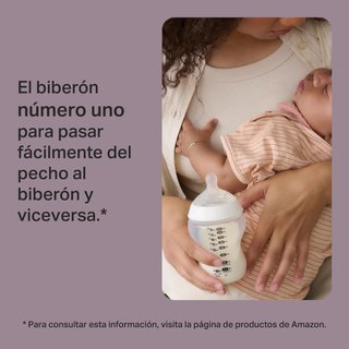 Tommee Tippee biberon anti-colico tettarella naturale