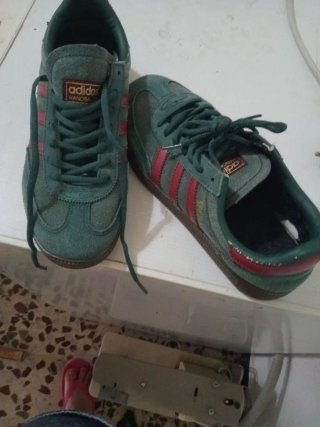 Zapatillas Adidas Verde/Morado Talla 40