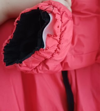 Chaqueta reversible negra y roja