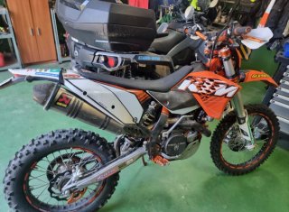 KTM 530 Enduro Moto Naranja/Blanca