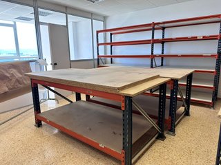 Mesa Metálica para Estanterías Industriales