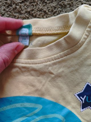 Lote 4 camisetas manga corta 92/98cm