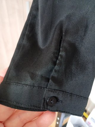 Vestido negro estampado de leopardos