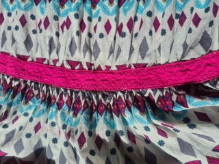 Vestido étnico boho chic Con pedrería y abalorios