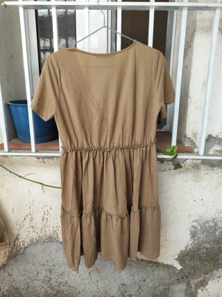 Vestido veraniego Pull&Bear marrón