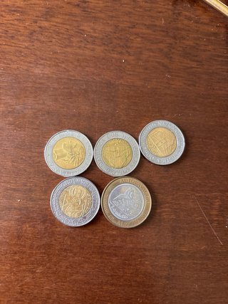 Lotto di 10 monete Lire Italiane