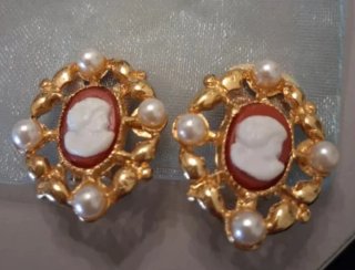 Lote 3 Pendientes Clip Vintage / Retro (Años 90)