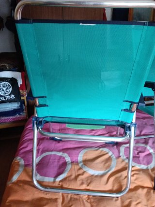 2 Sillas de Playa Plegables Verdes