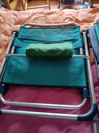 2 Sillas de Playa Plegables Verdes