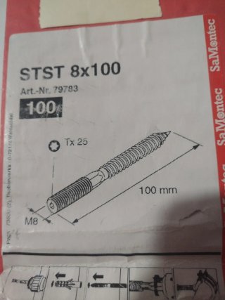 Stock 48 Viti Fischer STST 8x100 Nuove