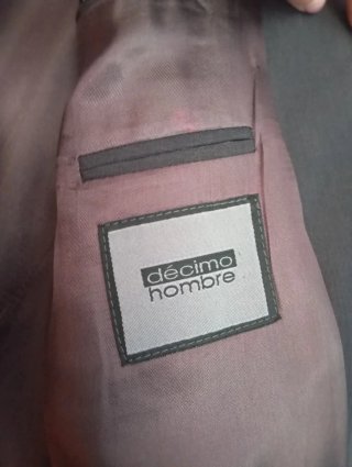 Chaqueta de traje gris