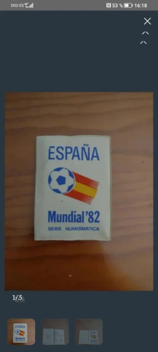 Cartera Monedas Mundial 82 España