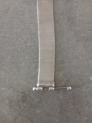 Pulsera de plata estilo malla