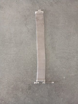 Pulsera de plata estilo malla