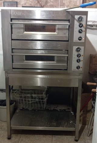 Horno Pizza Industrial Eléctrico Doble