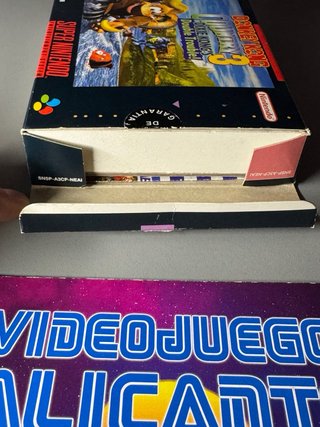 Super Nintendo Donkey Kong Country 3 SNES ESP