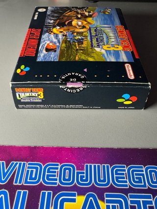 Super Nintendo Donkey Kong Country 3 SNES ESP