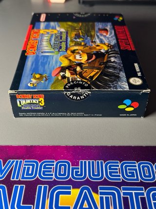 Super Nintendo Donkey Kong Country 3 SNES ESP