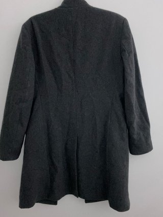 Abrigo Mango Gris Talla M Hombre