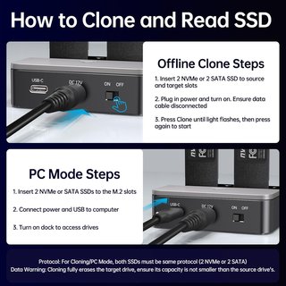 SSK clonador SSD NVMe SATA rápido
