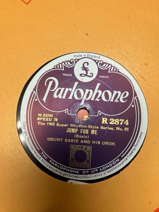 Count Basie Discos 78 Pizarra