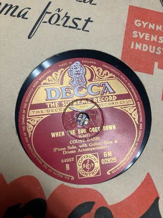 Count Basie Discos 78 Pizarra