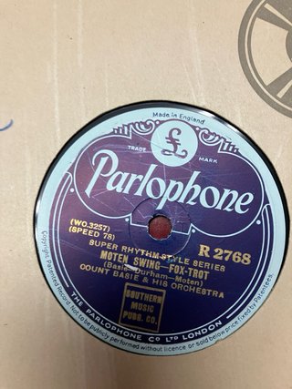 Count Basie Discos 78 Pizarra