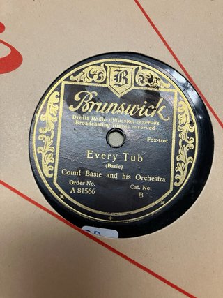 Count Basie Discos 78 Pizarra