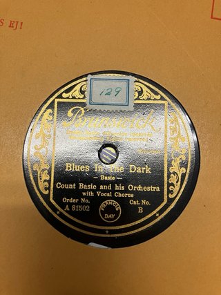 Count Basie Discos 78 Pizarra