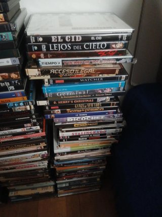 A 1  euro el dvd que quieras envio mínimo