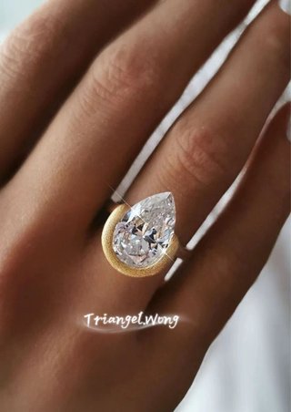 Anillo Ajustable Vintage con Circonita Grande