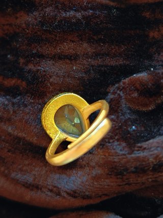 Anillo Ajustable Vintage con Circonita Grande
