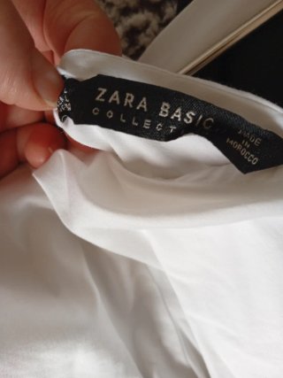 Blusa blanca manga acampanada