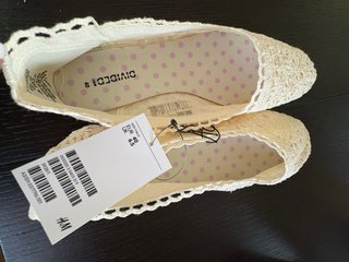 Bailarinas H&M crema Talla 40 con etiquetas