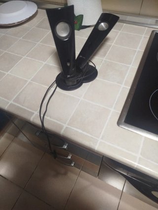 Altavoces negros para PC