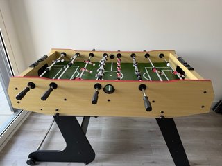 Futbolín Plegable Medidas: 136x71x86
