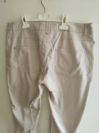 Pantalón Beige Mujer Petite