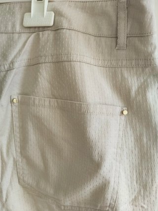 Pantalón Beige Mujer Petite