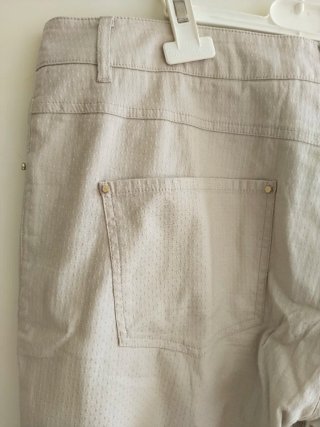 Pantalón Beige Mujer Petite