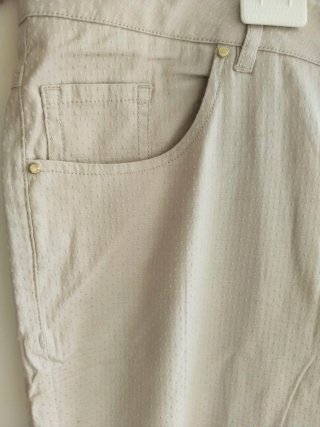 Pantalón Beige Mujer Petite