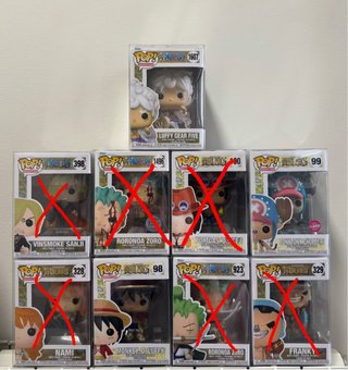 Funko Pop! One Piece protegidos