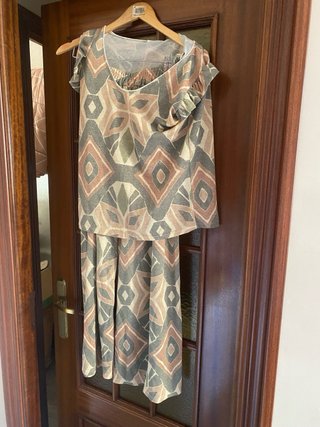 Conjunto 2 piezas camiseta y pantalón estampado