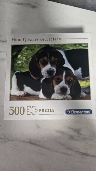 Puzzle Clementoni 500 piezas cachorros