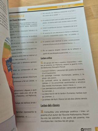 Llengua catalana, 4 ESO, Programa Maria de Bell...