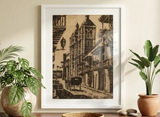Obra de arte: "Cartagena colonial"