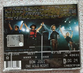 CD Bon Jovi - One Wild Night Live 1985-2001